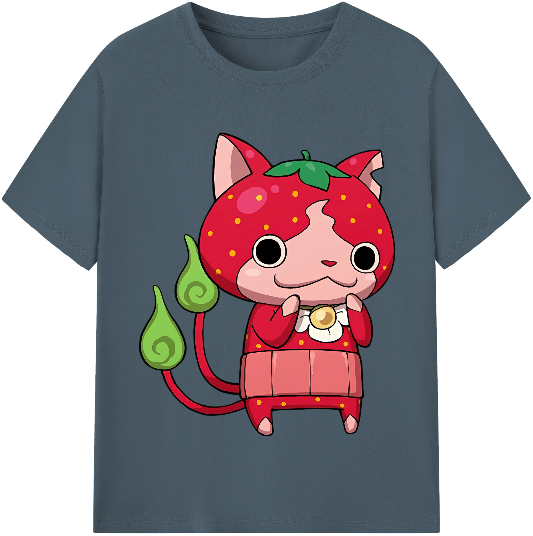 （画像用） 妖怪ウォッチ Yo-kai Watch 綿100％半袖Tシャツ（フロントプリント）